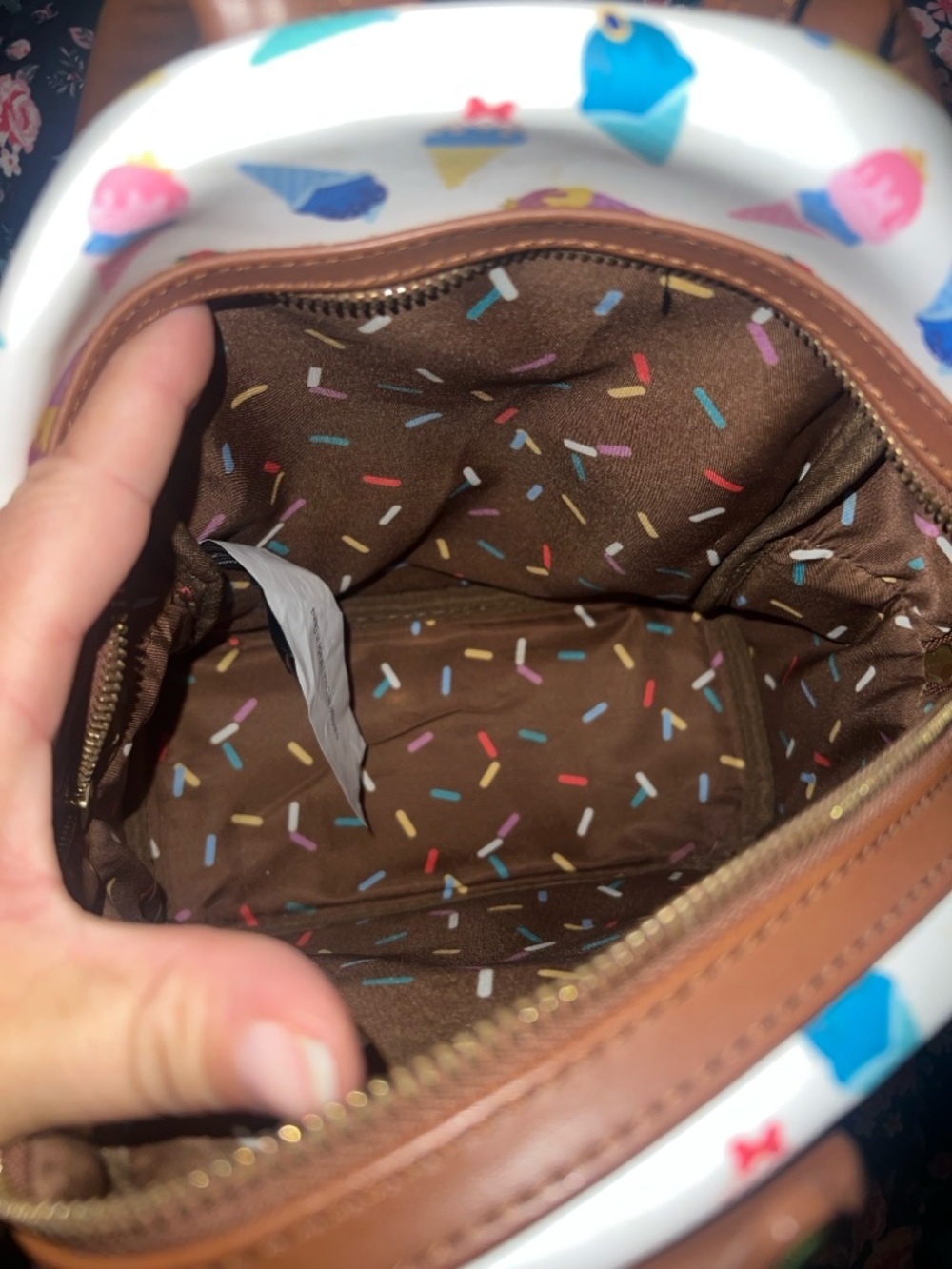 Disney/loungefly ice cream cone + wallet mini backpack set - Picture 8 of 9